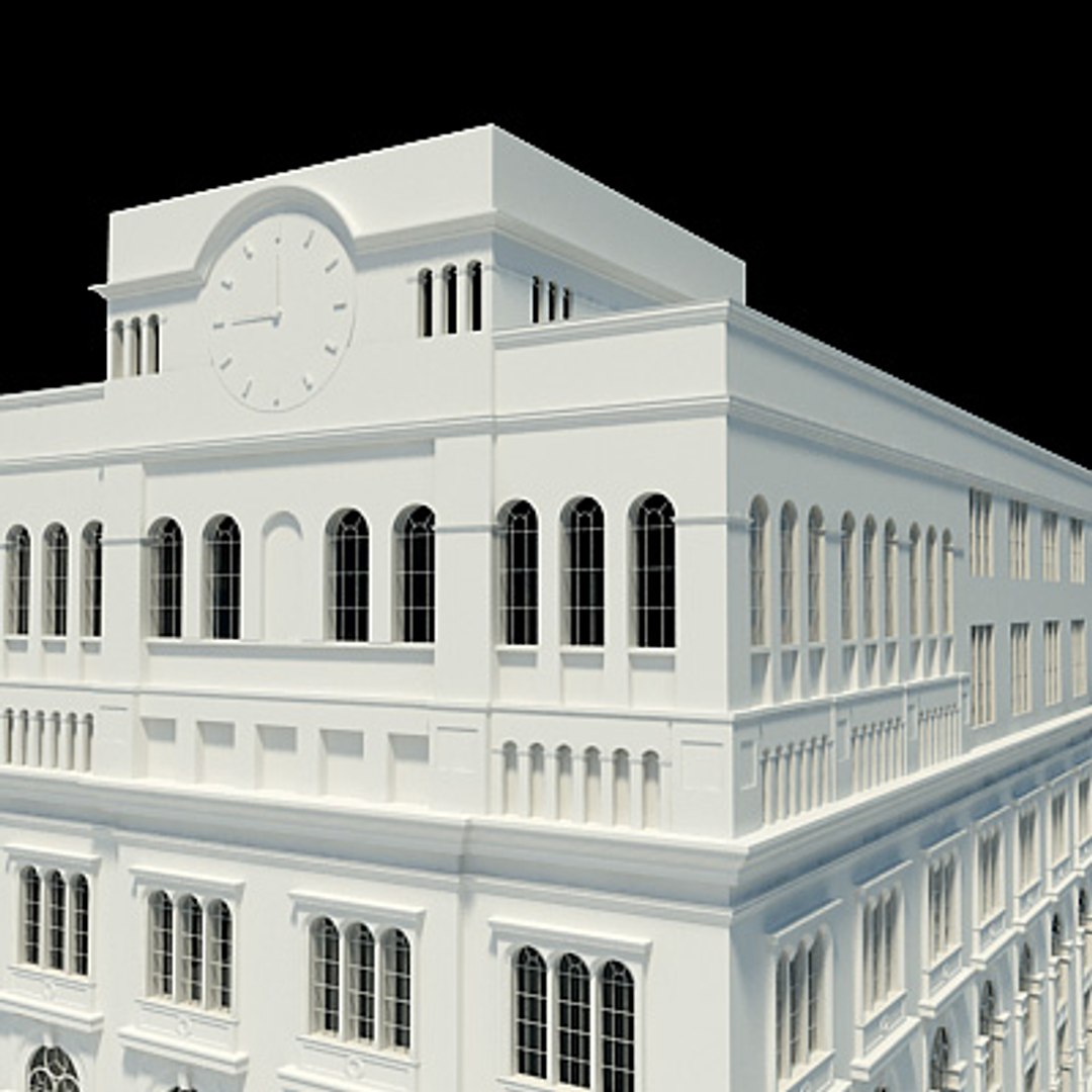 3d Facade Building Model