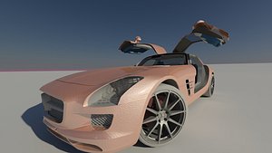 Mercedes Benz SLS AMG (Rigged)