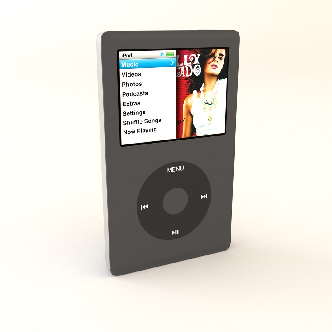 3d Model Apple Ipod Classic 160gb