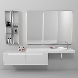 Bathroom furniture set Gold 4(1)