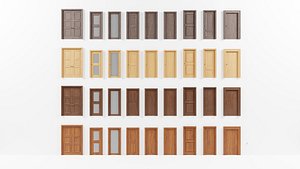 3D Door Collection Pack model