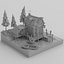 Stylized Fishermans house 01