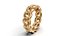 bague à chaîne cubaine