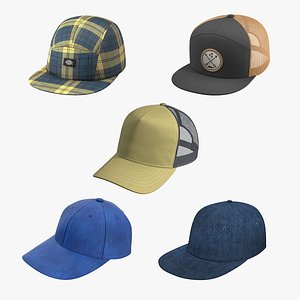 Baseball Caps Collection model