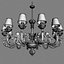 Tosconova Casali Toscani Firense Chandelier