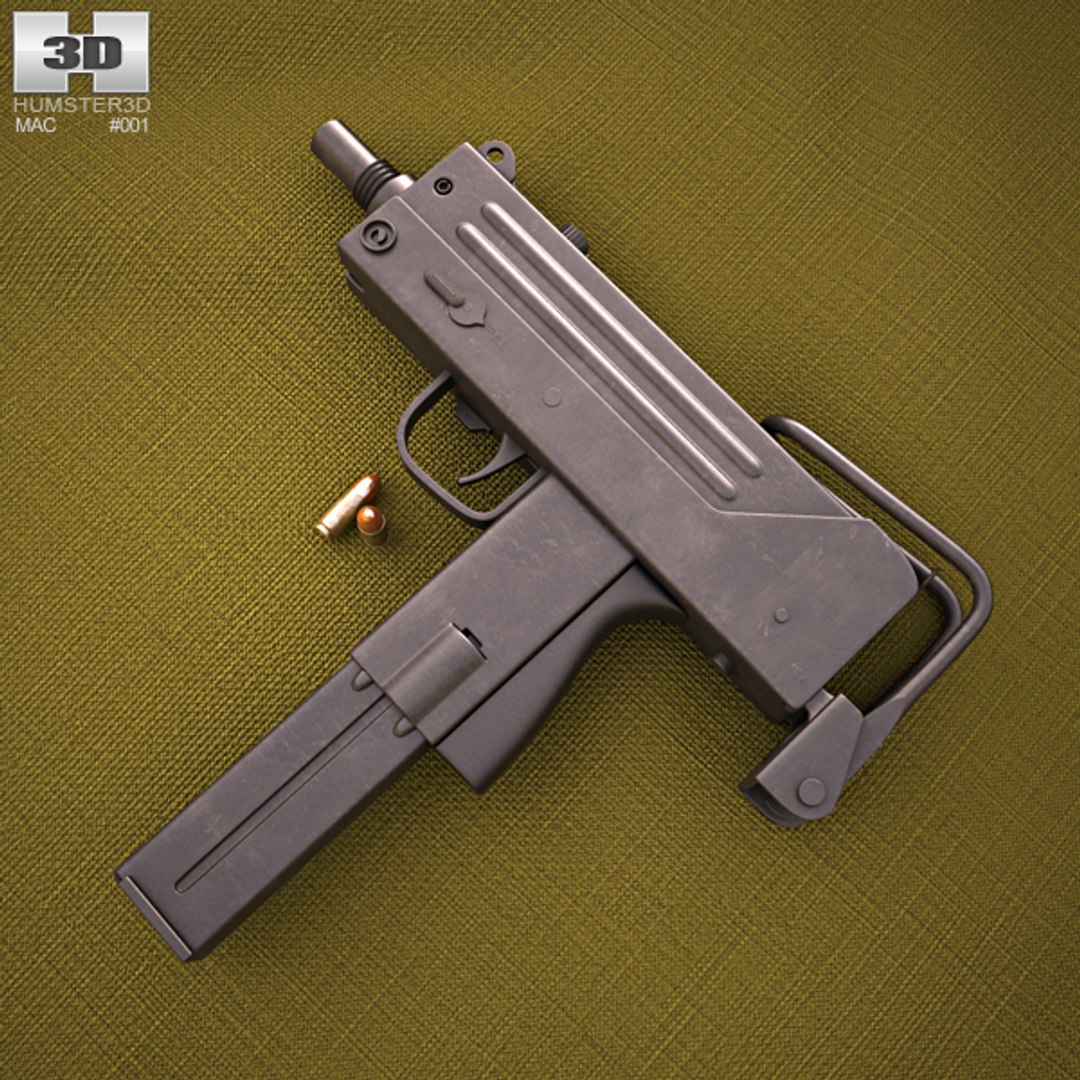 Modelo 3d Ingram MAC 10 TurboSquid 1169445