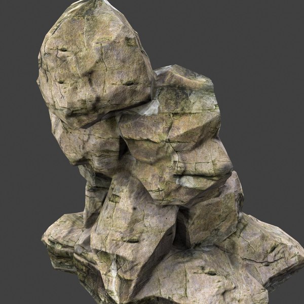 3d model rock