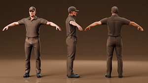 Delivery Driver - Rigged
