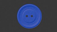 Blue Button 2 Holes