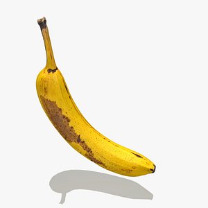 8k Banana 01 with 3 LODs