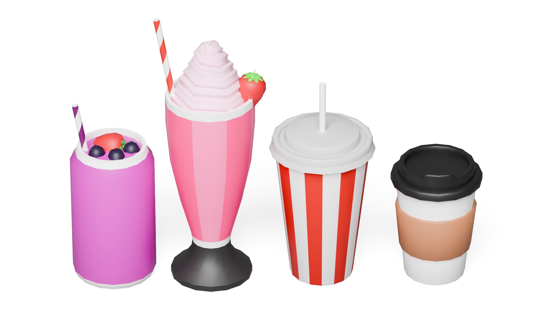 Low Poly Fast Food Pack 3D model https://p.turbosquid.com/ts-thumb/jO/CtMyFr/0a/009/png/1774364872/1920x1080/fit_q87/c1b92ac382abcf0478ac2d89922ee3b9146dc157/009.jpg