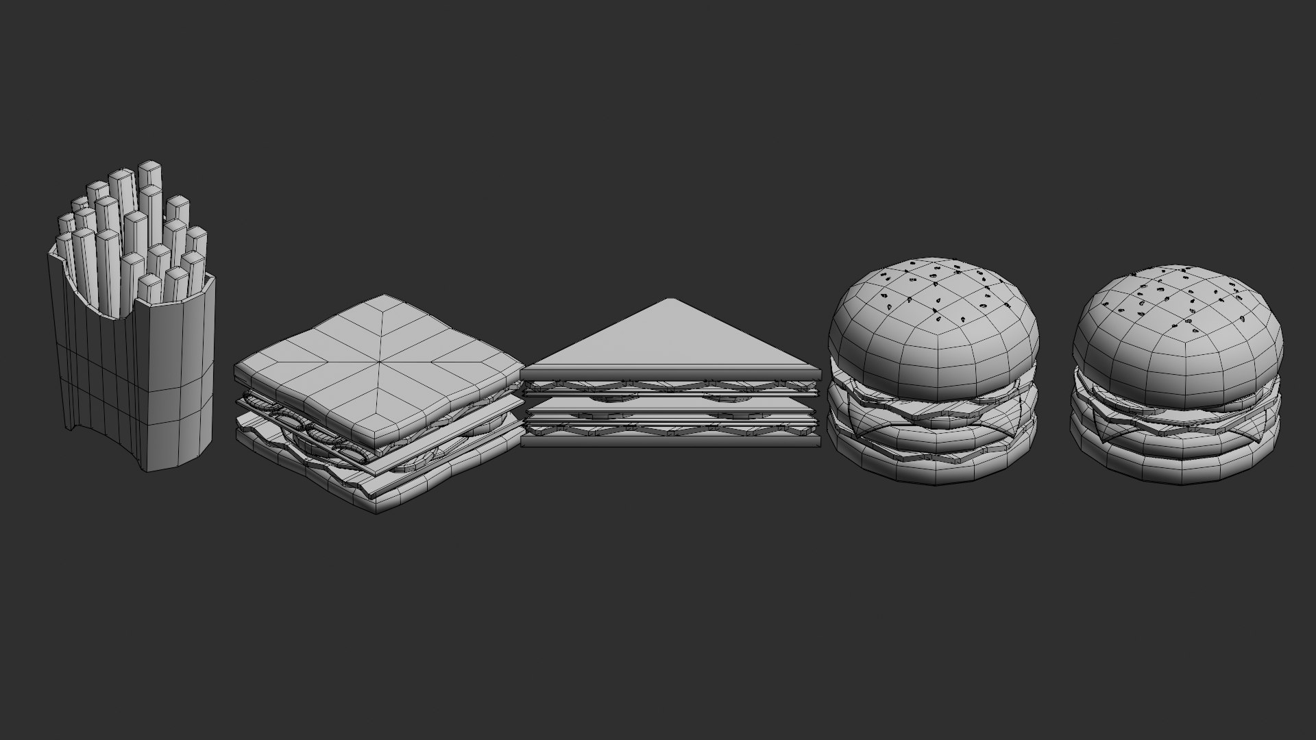 Low Poly Fast Food Pack 3D model https://p.turbosquid.com/ts-thumb/jO/CtMyFr/a9/003_wire2/png/1774364770/1920x1080/fit_q87/477e115fb198e44b2c9ba789a6fcabb88a85eb50/003_wire2.jpg