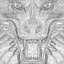 Modelo de impressão 3D Dragon Head Relief No6
