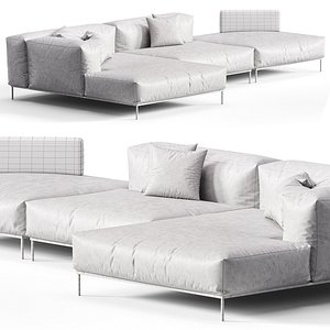 BB ITALIA Frank Sofa 3D