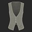 Womens Waistcoat 3D Model