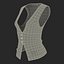 Womens Waistcoat 3D Model