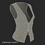 Womens Waistcoat 3D Model