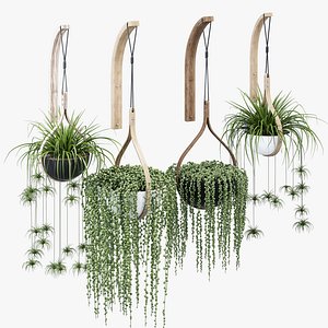 Morvah Hanging Planter 3D