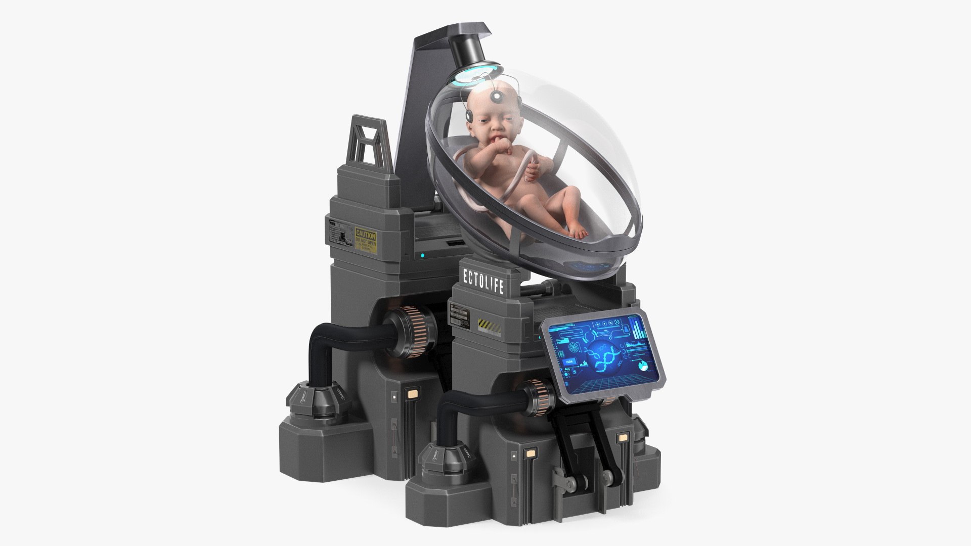 EctoLife Installation Artificial Uterus 3D model preview