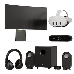 Equipment 12 Pc Set 6 3D model