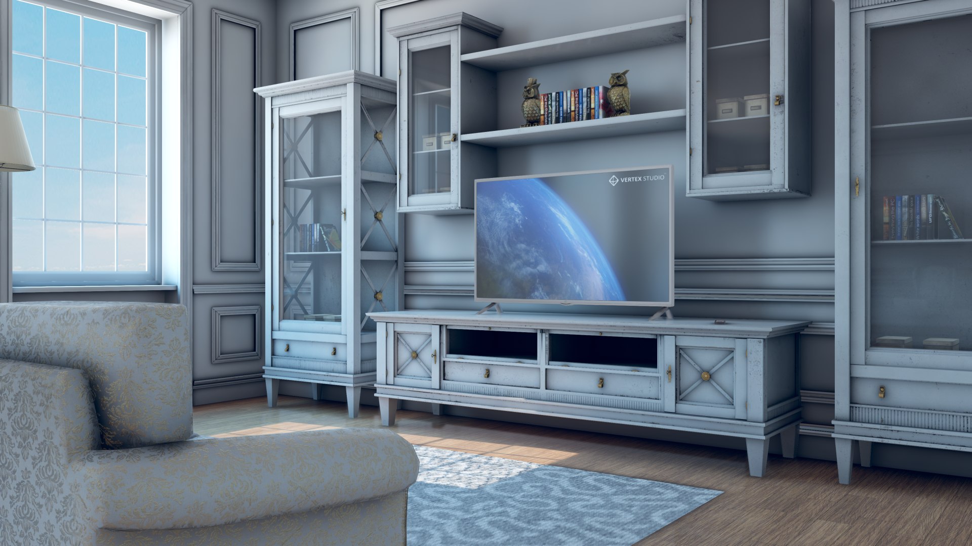 3D Classic Interior And Props Pack - TurboSquid 2134436