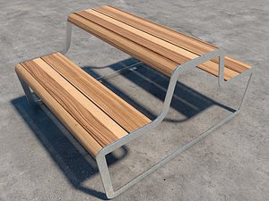 3d 3ds picnic table