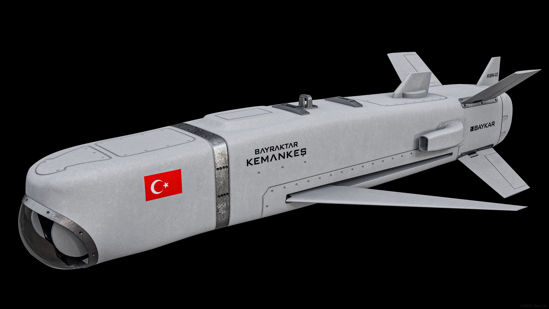 3D Baykar Kemankes x2 Cruise Missiles Package PBR model https://p.turbosquid.com/ts-thumb/jO/XSpZL6/LX/r_scrk1_001/png/1785439720/1920x1080/fit_q87/3826decadcbb183a2652c5f7fb0c452f0548c7ed/r_scrk1_001.jpg