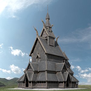 Borgund Stave Norway Church Dark