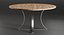 Mesa de Jantar Gage Brown Wood