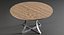 Mesa de Jantar Gage Brown Wood