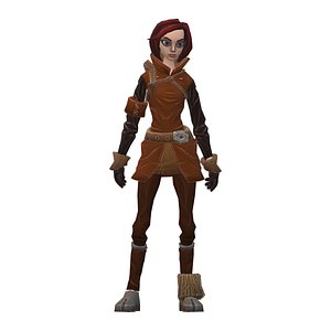 Famale Scarlett Avatar 3D