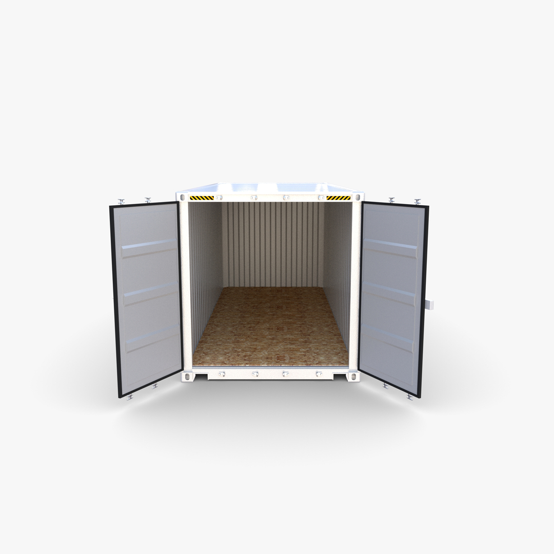 20ft Shipping Container PO V2 3D Model - TurboSquid 1773474