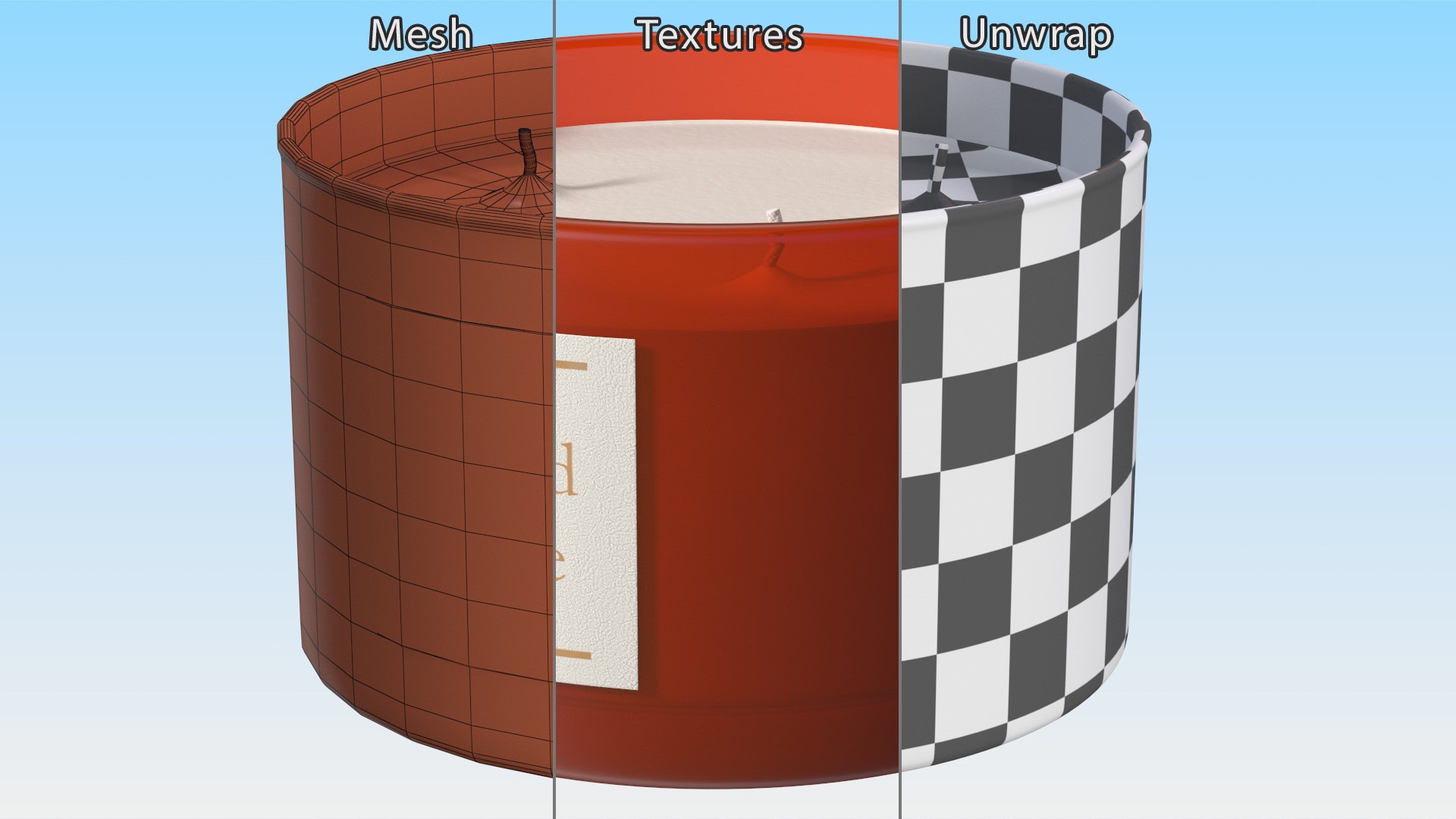Scented Candle Red with 3 Wicks 3D https://p.turbosquid.com/ts-thumb/jO/dvZc3L/Lj/scentedcandleredwith3wicks3dsmodel015/jpg/1713266526/1920x1080/fit_q87/6c857361fc79e1334c4719e7c2c8c8c70e6b645f/scentedcandleredwith3wicks3dsmodel015.jpg