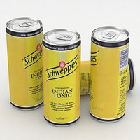 Beverage Can Schweppes Bitter Indian Tonic 330ml Tall 2017