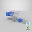 Two Detailed Shopping Carts model