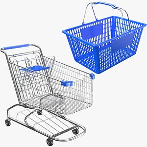 Two Detailed Shopping Carts