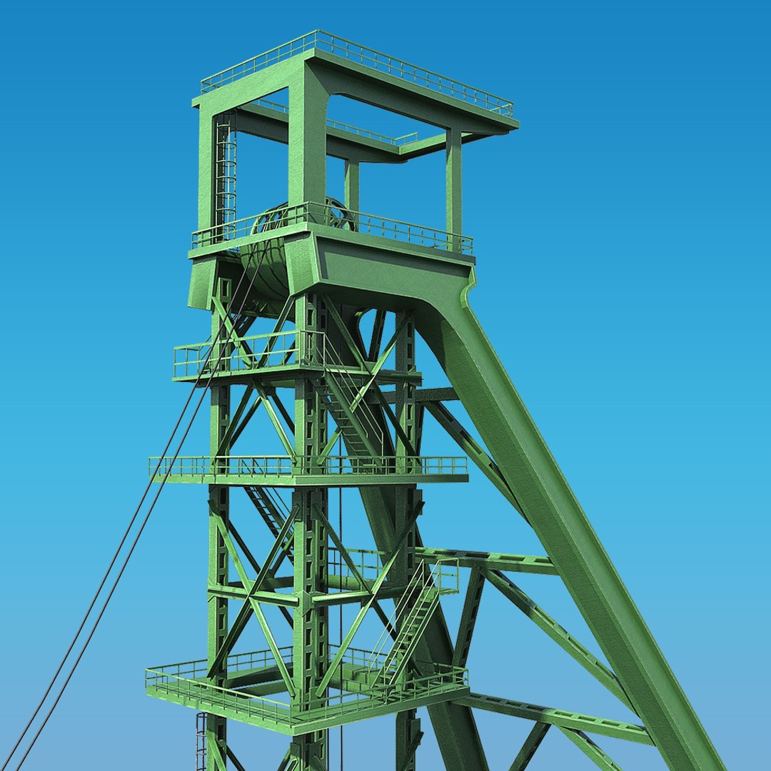 Mining Headframe 3d Model