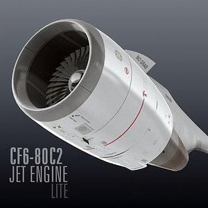CF6-80C2 Jet Engine Lite