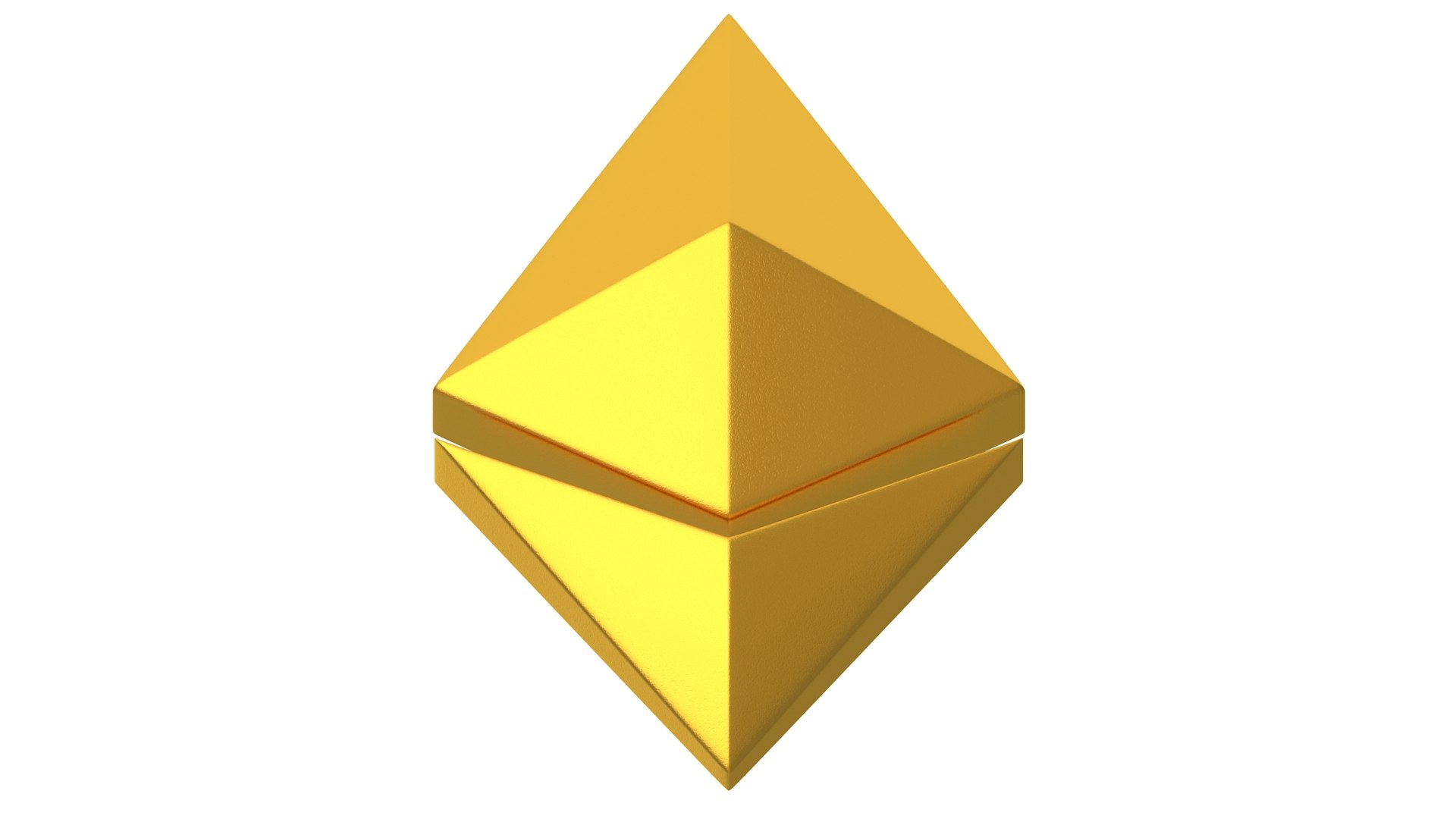 Ethereum Logo Gold 3D Model - TurboSquid 1894739