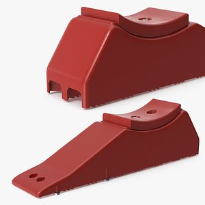 Tandem Trailer Ramp Red