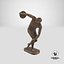 Discobolus Bronze Statue
