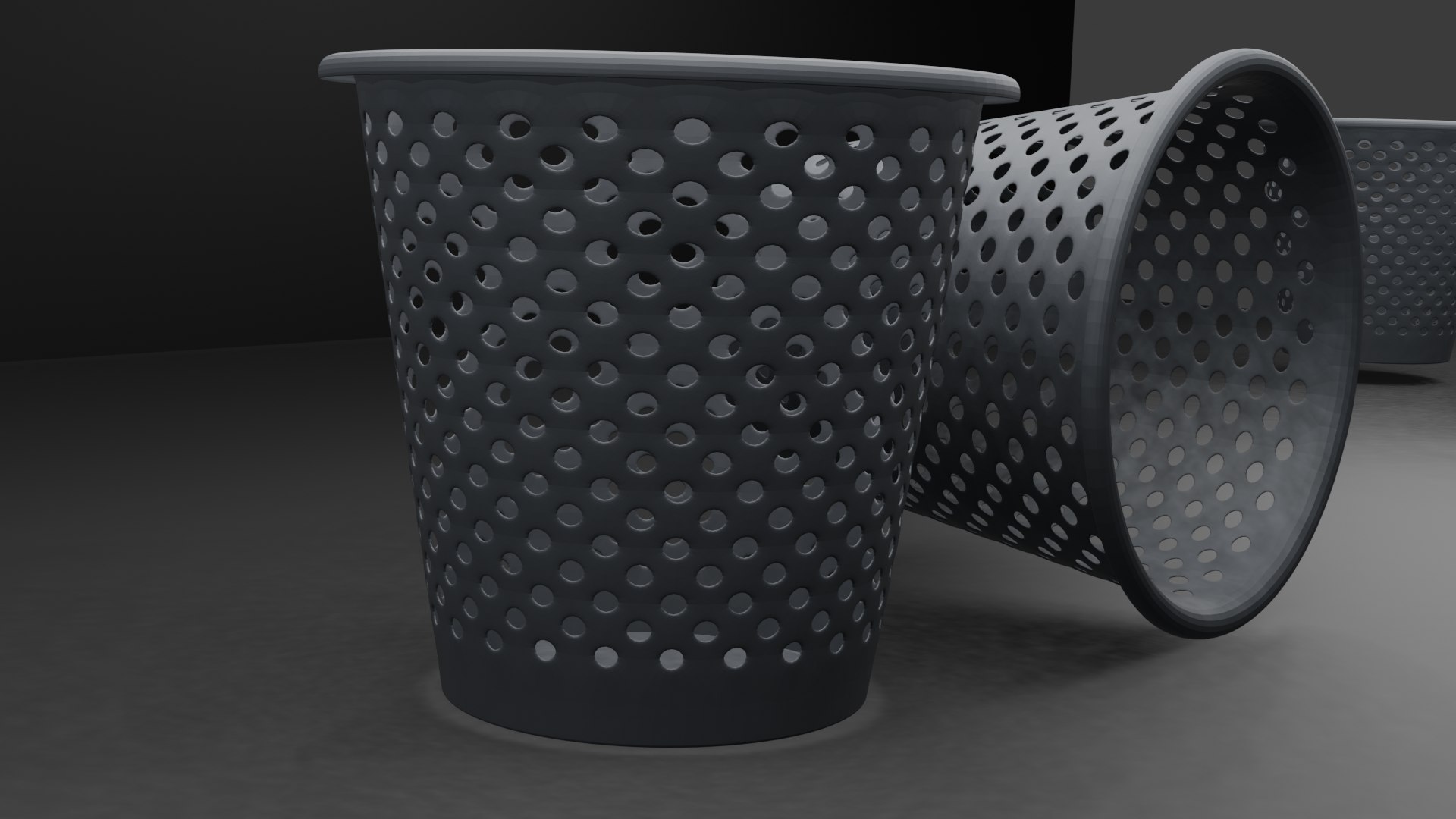 Dustbin 3D Model - TurboSquid 2343864