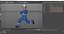 3D model Oil Gas Worker Rigged for Cinema 4D