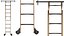 Custom Service Hardware Bibliotheksleiter mit Schiebehaken