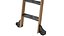 Custom Service Hardware Bibliotheksleiter mit Schiebehaken