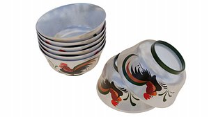 Thai Chicken bowl 3D model