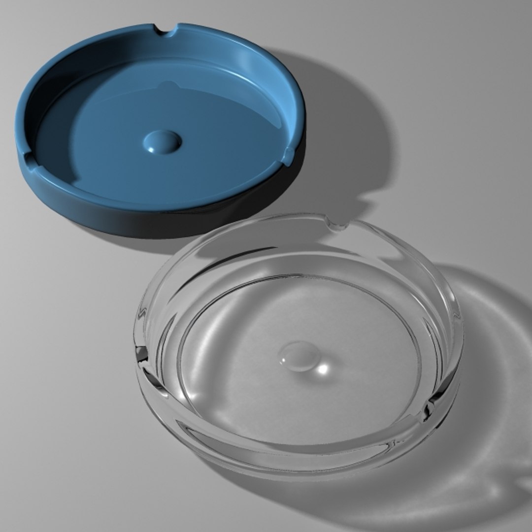 ashtray cigarette rests 3d model