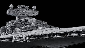 Imperial II-Class Star Destroyer Blender UE5