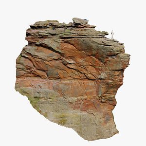 PBR Rocks Sand Stone Forest Cliff Big model