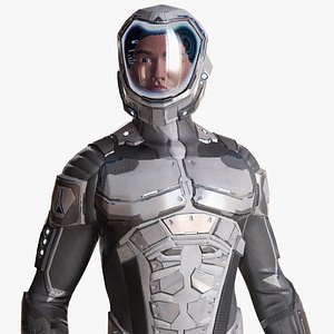 Sci-Fi Suit Male Rigged
